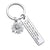 Simple Style Sunflower Letter Metal Men's Bag Pendant Keychain