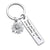 Simple Style Sunflower Letter Metal Men's Bag Pendant Keychain