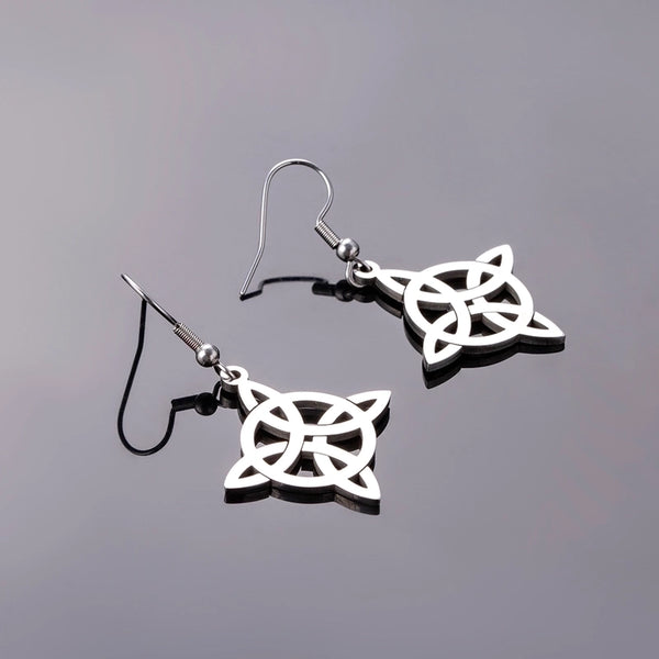 Simple Style Symbol Stainless Steel Hollow Out Ear Hook 1 Pair