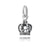 Simple Style Tree Heart Shape Crown Alloy Plating Inlay Zircon Charms Jewelry Accessories