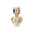 Simple Style Tree Heart Shape Crown Alloy Plating Inlay Zircon Charms Jewelry Accessories