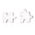 Simple Style Triangle Moon Coconut Tree Stainless Steel Asymmetrical Plating Ear Studs 1 Pair