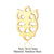 Simple Style Turtle Bee Butterfly Stainless Steel Polishing Plating 18k Gold Plated Jewelry Accessories