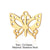 Simple Style Turtle Bee Butterfly Stainless Steel Polishing Plating 18k Gold Plated Jewelry Accessories