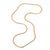 Simple Style Twist Iron Gold Plated Necklace 1 Piece