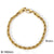 Simple Style Twist Stainless Steel Plating 18k Gold Plated Bracelets