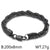 Simple Style Twist Stainless Steel Plating Bracelets