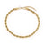 Simple Style Twist Stainless Steel Plating Gold Plated Necklace