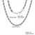 Simple Style Twist Titanium Steel Necklace Plating Stainless Steel Necklaces