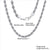 Simple Style Twist Titanium Steel Necklace Plating Stainless Steel Necklaces