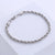 Simple Style Twist Titanium Steel Plating Bracelets