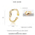 Simple Style U Shape Titanium Steel Plating 18k Gold Plated Open Ring