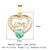 Simple Style Water Droplets Heart Shape Zircon Copper Wholesale Charms Jewelry Accessories