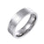 Simple Titanium Steel Electrocardiogram Couple Rings