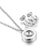 Simple Titanium Steel Round Single Necklace Earring Set Wholesale