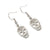 Skull Fully Polished Cut Earrings