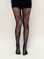 Skull Nylon Hollow Out Over The Knee Socks