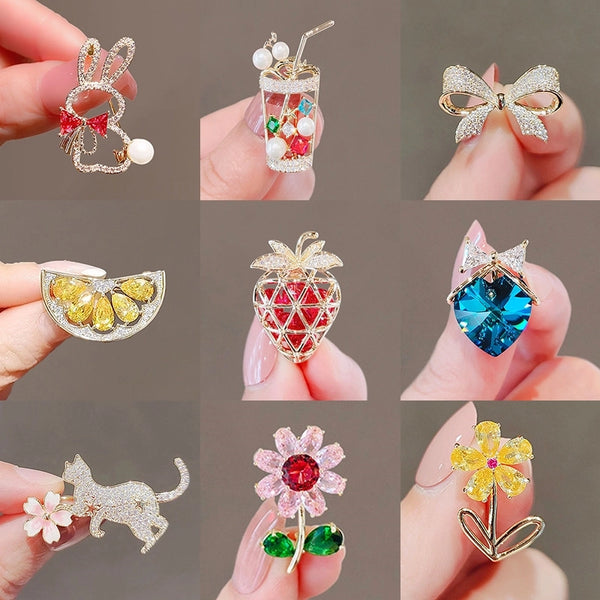 Small Brooch Bow Anti-slip Brooch High-grade Chest Sewn-free Shirt Anti-slip Buckle Pin