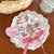 Small Fresh Art Retro Style Floral Hair Ring Hair Accessories Girl's Heart-tied Cocktail Large Intestine Hair Ring Elegant Lace Headwear