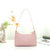 Small Pu Leather Baguette Bag