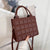 Small Pu Leather European And American Retro Square Bag