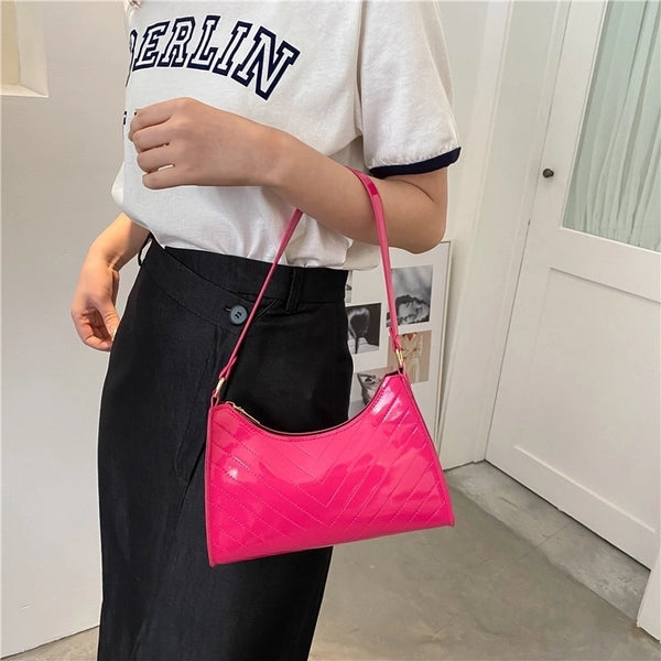 Small Pu Leather Underarm Bag