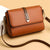 Small Square Bag Women's  New Fashion Soft Leather Women's Shoulder Crossbody Bag Solid Color High-end Texture Middle-aged Mother Bag