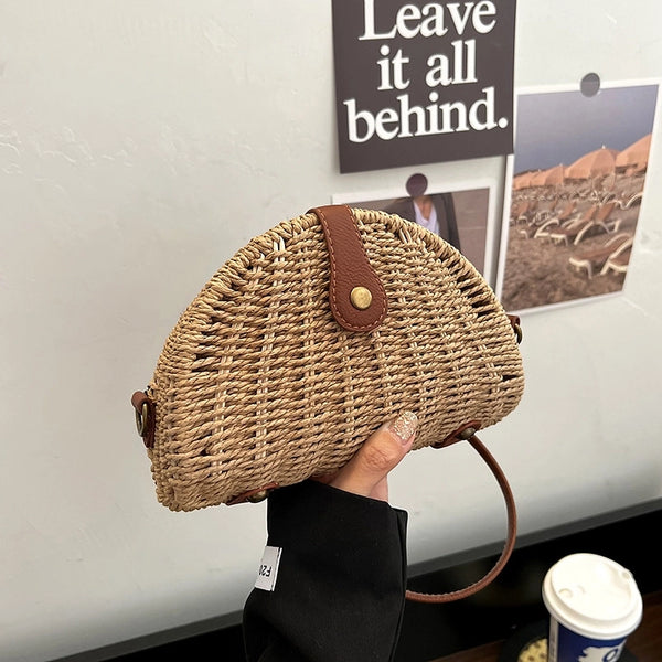 Small Straw Straw Bag