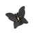 Solid Color Butterfly Arenaceous Paint Personality Hair Clip Multicolors