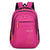 Solid Color Daily School Backpack