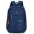 Solid Color Daily School Backpack