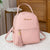 Solid Color Daily Shopping Women's Backpack