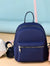 Solid Color Street Women's Backpack