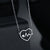 South Korea Popular Heart Pendants Ecg Heartbeat Stainless Steel Necklace