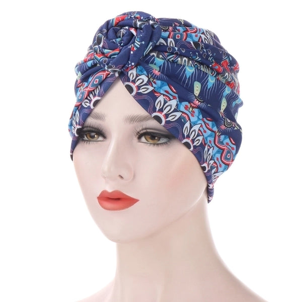 Spiral Turban Multicolor Cap