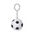 Sports Basketball Football Pu Leather Unisex Bag Pendant Keychain 1 Piece