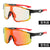 Sports Geometric Pc Polarized Light Biker Half Frame Sports Sunglasses