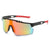 Sports Geometric Pc Special-shaped Mirror Full Frame Sports Sunglasses