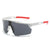 Sports Geometric Pc Special-shaped Mirror Full Frame Sports Sunglasses