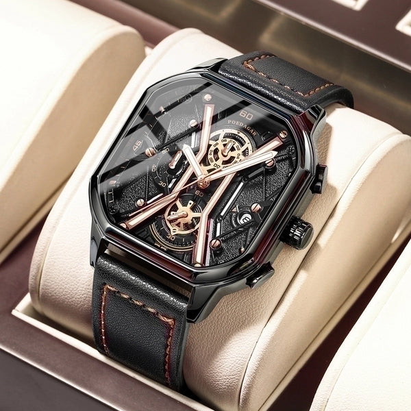 Sports Square Buckle Quartz Men's Watches