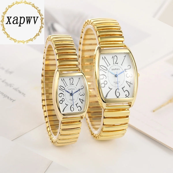 Spot New Big Digital XAPWV Brand Couple Watch Men's Quartz Old Man  Watch Women Fashion