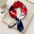 Square Scarf Silk Scarf Korean Version Decorative Printing Neck Guard Fashion Thin Scarf