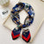 Square Scarf Silk Scarf Korean Version Decorative Printing Neck Guard Fashion Thin Scarf