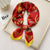 Square Scarf Silk Scarf Korean Version Decorative Printing Neck Guard Fashion Thin Scarf