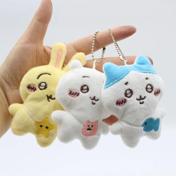 Squeaking Cute Plush Kappibala Japanese Chiikawa Self-Mocking Small Eight Usaki Pendant Doll