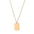 Stainless Steel 14K Gold Plated Fashion Plating Geometric Necklace