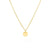 Stainless Steel 14K Gold Plated Fashion Plating Geometric Necklace