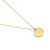 Stainless Steel 14K Gold Plated Fashion Plating Geometric No Inlay Necklace