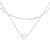 Stainless Steel 14K Gold Plated Fashion Plating U Shape Artificial Pearls Necklace