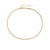 Stainless Steel 14K Gold Plated Fashion Plating U Shape Necklace